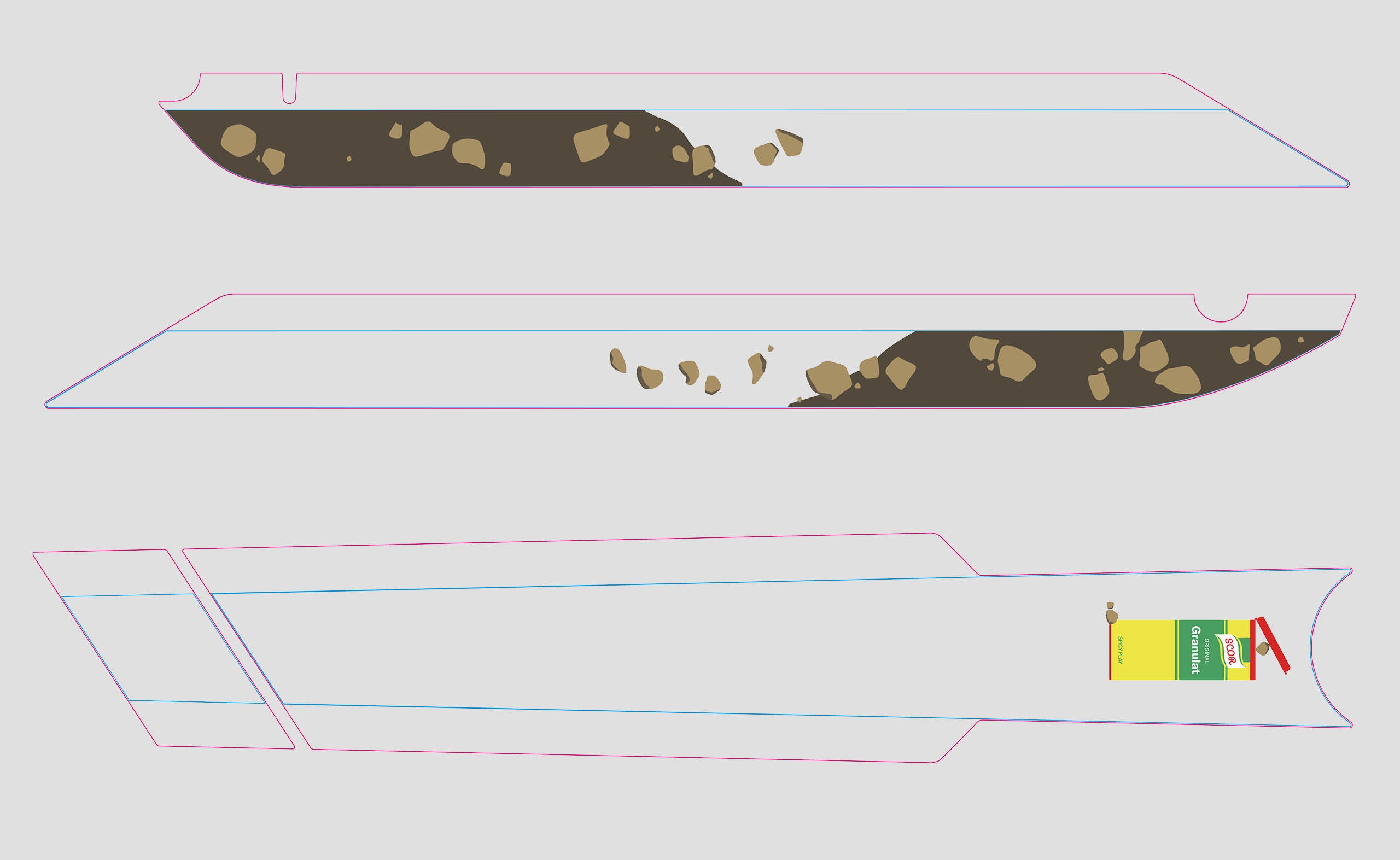 SCOR Spare Parts | 4060 Z Frame Protector by Slicy GRANULATE